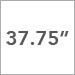 37.75 in