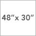 48 in x 30 in