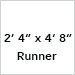 2 Ft. 4 In. x 4 Ft. 8 In. Runner