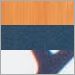 Natural Navy with Navy White Cushion