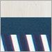 White Navy with Navy White Cushion