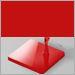 Red with Mobile Square Base