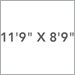 11 Ft. 9 In. x 8 Ft.9 In.