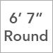 6 ft 7 in Round