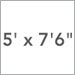 5 Ft. x 7 Ft. 6 In.