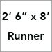 2 Ft. 6 In. x 8 Ft. Runner
