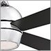 Chrome with Black Blades