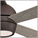 Matte Greige with Weathered Wood Blades