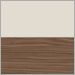 Beige with Walnut