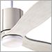 Gloss White with Ivory Leather and Whitewash Blades