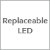 Replaceable LED