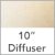 10in. Diffuser / Parchment Shades