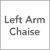Left Arm Chaise