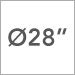 28-In. Diameter