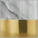 White Marble with Vintage Brass