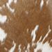 Leather Brown/White Cowhide