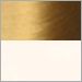 Brushed Brass with White