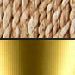 Natural with Contemporary Gold