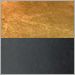 Contemporary Gold Leaf with French Black