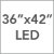 36X42 Inch LED