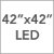 42X42 Inch LED