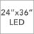 24X36 Inch LED