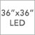 36X36 Inch LED