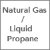 Natural Gas / Liquid Propane