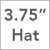 3.75 Inch Hat