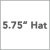 5.75 Inch Hat