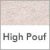 High Pouf/ Gray