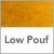 Low Pouf/ Yellow