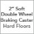 2-In. Soft Double Wheel Braking Caster/Hard Floors