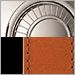 Polished Nickel/Leather Chestnut