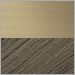 Burnished Brass with Warm Grey Oak