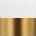 Matte White and Burnished Brass