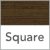 Square Side Table/Light Walnut