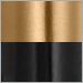 Burnished Brass with Gloss Black