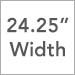 24.25-In. Width