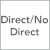 Direct/No Indirect