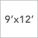 9 ft x 12 ft