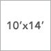 10 ft x 14 ft
