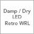 Damp/Dry Location LED Retro WRL