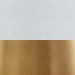 Matte White and Brass