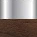 Polished Nickel and Walnut