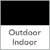 Standard Black Cord, Outdoor/Indoor