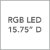RGB LED / 15.75 Inch D