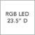 RGB LED / 23.5 Inch D