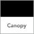 Black Canopy / 6 ft. 10 in. cord