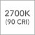 2700K (90 CRI)